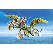 Playmobil How to Train your Dragon Racing: Ruffnut and Tuffnut with Barf and Belch 30pc 70730