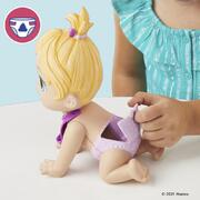 Baby Alive Lil Snacks Doll Eats and "Poops," 8-inch Baby Doll Blonde