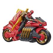 Marvel Spider Man 6-Inch Jet Web Cycle Vehicle and Action Figure