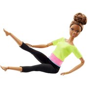 Barbie Made To Move Doll Yellow Top