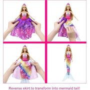 Barbie Dreamtopia 2-in-1 Princess to Mermaid Fashion Transformation Doll