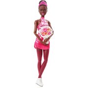 Barbie You Can Be Anything Ice Skater Player Brunette Doll HCN31
