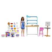 Barbie Self-Care Relax & Create Art Studio Playset