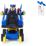 Paw Patrol Rise and Rescue Chase in Transforming Vehicle
