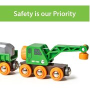 Brio World Clever Crane Wagon 4pc 33698
