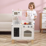 VIGA PolarB Little Chef's Kitchen with Light and Sound Classic White