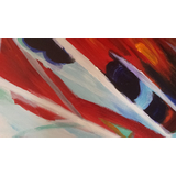 Abstract Girl Hand Painted Oil Painting Home Decoration