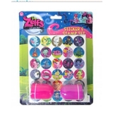 The Zelfs SHOWBAG Carry Case, Stamp & Sticker Set, Medium Zelf, 4 Little Zelfs 