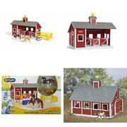 Breyer Stablemates Red Horse Stable Set 1:32 Scale