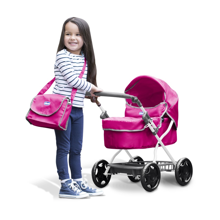 HTI Chicco Junior Urban Doll Pram Pink Lemony Gem Toys Online