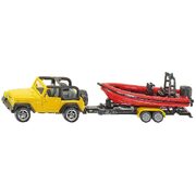 Siku 1658 Die-Cast Vehicle Jeep with Boat