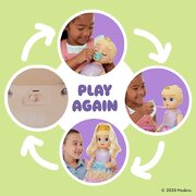 Baby Alive Princess Ellie Grows Up! Doll 18-Inch Growing Talking Baby Doll Blonde Hair