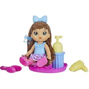 Baby Alive Sudsy Salon Styling Doll 12-Inch Brown Hair