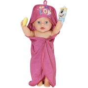 Baby Born Bath Hooded Towel Set 43cm Doll Clothes