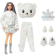 Barbie Cutie Reveal Snowflake Sparkle Doll Bear
