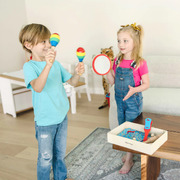 Melissa & Doug Wooden Band-in-a-Box - Clap! Clang! Tap!