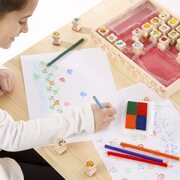Melissa & Doug Wooden Favorite Things Stamp Set