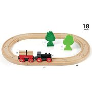 Brio World Little Forest Train Set 18pc 33042