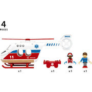 Brio World Rescue Helicopter 36022 4pcs