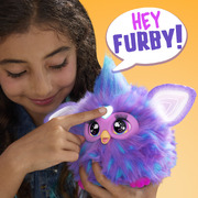 Fur Furby Purple Plush Interactive Toy