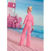 Barbie the Movie Doll Margot Robbie In Pink Power Jumpsuit HRF29