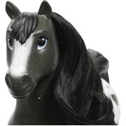 DreamWorks Spirit Untamed Herd Horse Black Pinto Figure