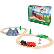 Brio World Steaming Train Set 24pc 36017