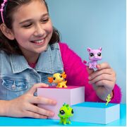 Littlest Pet Shop Trio In Tube Wild Vibe 3 Pack Figures with Virtual Code