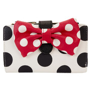 Loungefly Disney Minnie Rocks The Dots Faux Leather Flap Wallet