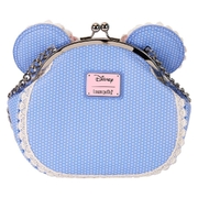 Loungefly Minnie Mouse Floral and Lace Kisslock Crossbody Bag