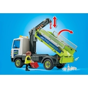 Playmobil City Action Waste Glass Truck With Container 63pc 71431