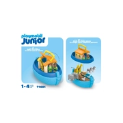 Playmobil JUNIOR: My Take Along Noah's Ark 15pc 71681