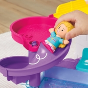 Fisher Price Little People Barbie Litlle DreamHouse Bundle with 7 Figures and 4 Vehicles