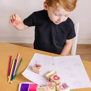 Melissa & Doug Wooden Friendship Stamp Set