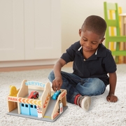 Melissa & Doug Wooden Service Station Parking Garage
