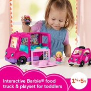 Fisher-Price Little People Barbie Cupcake Truck Musical Toddler Playset