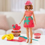 Play-Doh Barbie Florals & Fringe Doll Set