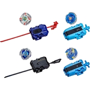 Beyblade X 25th Anniversary Set with 4 Tops & 4 Launchers