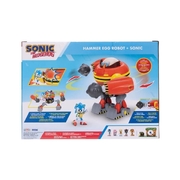 Sonic the Hedgehog Hammer Egg Robot with Sonic Deluxe 2.5" Figure Playset