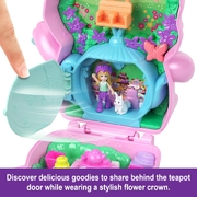 Polly Pocket World Tea Party Bunny Dressable Compact Playset