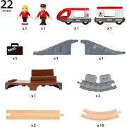 Brio World Starter Travel Train Set 22pc 36079