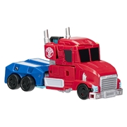 Transformers Earthspark Deluxe Class Optimus Prime Action Figure