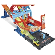 Hot Wheels City Roller Coaster Rally Track Set