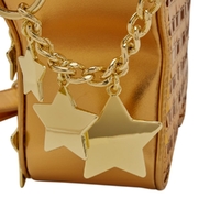 Loungefly Gold Star Sequin Figural Crossbody Bag