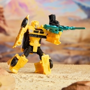 Transformers CYBERWORLD Armored Cyber Changers Bumblebee Action Figure