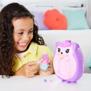 Polly Pocket Hedgehog Mom & Baby Compact Playset