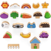 Viga Wooden Educational Toys Touch and Find Game