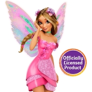 Winx Club Flora Fairy 10.5" Fashion Doll with Glitter Outfit and Removable Wings