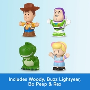 Fisher-Price Little People Disney Pixar Toy Story Figure 4-Pack