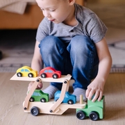 Melissa & Doug Wooden Car Carrier (73540)